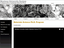 Tablet Screenshot of mtmatsci.org